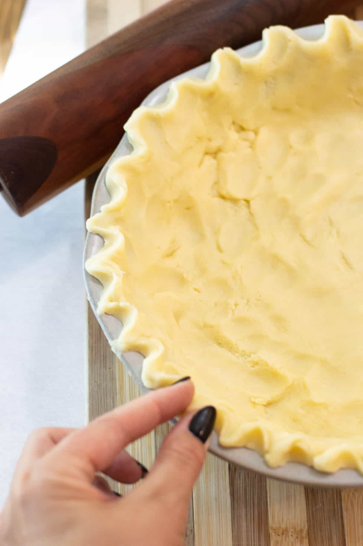 Easy Razzleberry Pie crust
