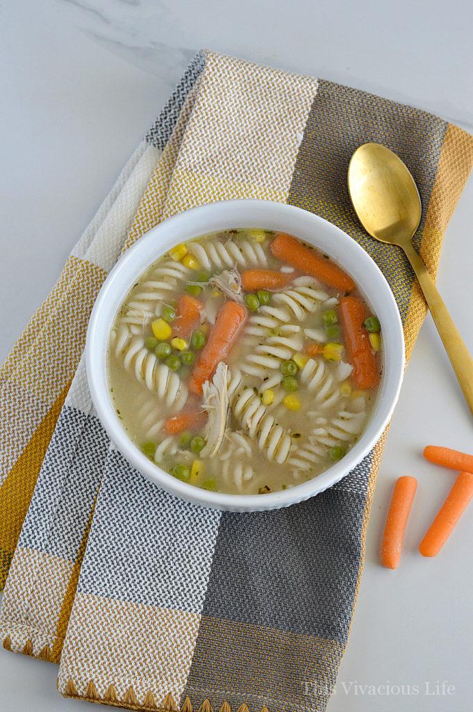 GlutenFree Chicken Noodle Soup Homemade and Delicious