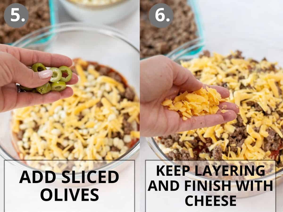 Easy Taco Casserole step by step instructions