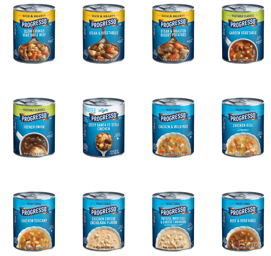 Here is the current list of all the gluten-free Progresso soups offered. So tasty and an easy gluten-free meal! || This Vivacious Life