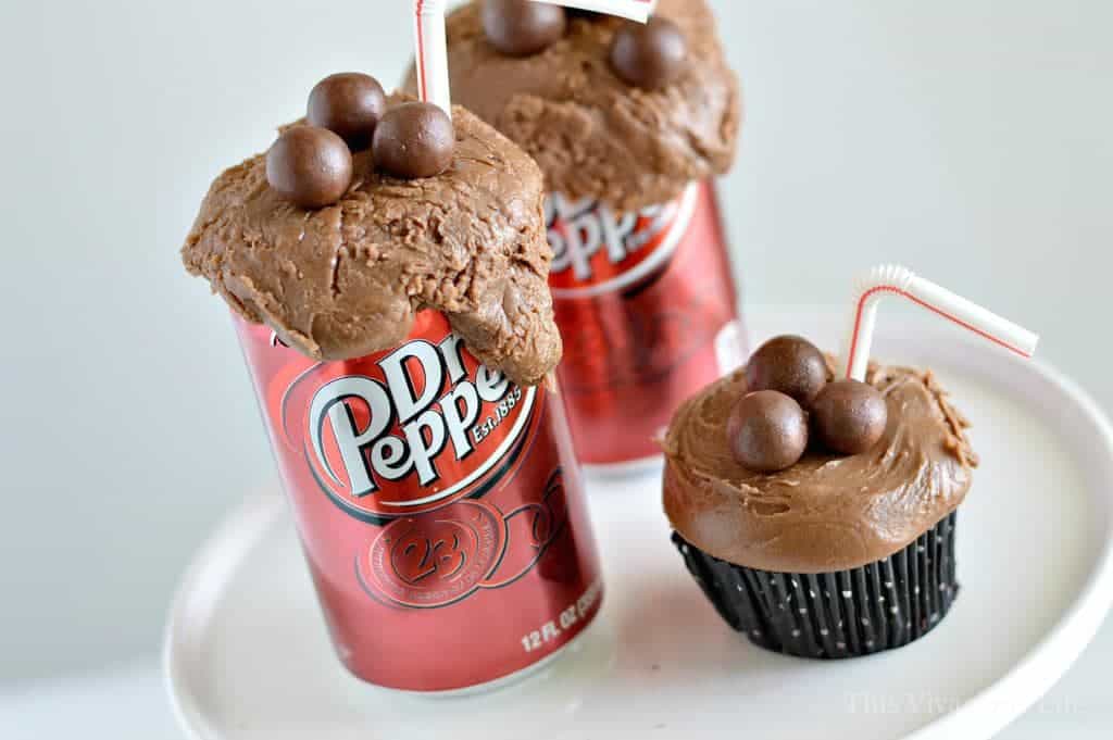 These gluten-free Dr Pepper cupcakes are so delicious and will knock the socks out of all Dr Pepper soda fans! They even come with Dr Pepper frosting that really seals the deal of this tasty dessert.