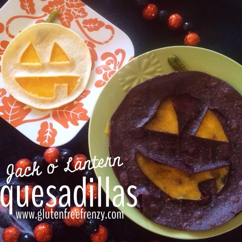 Gluten-Free Quesadilla Jack O' Lanterns - This Vivacious Life