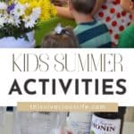 Kids Summer Activities pin