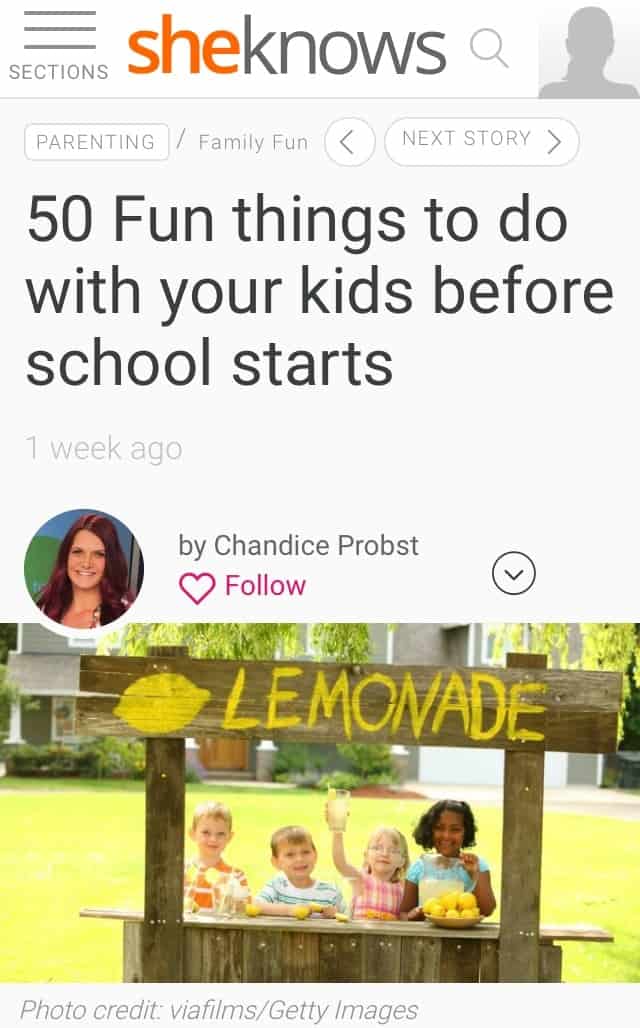  I have been actively working on making each day count with my kids.Check out the full list of 50 fun things to do with your kids and make summer fun! 