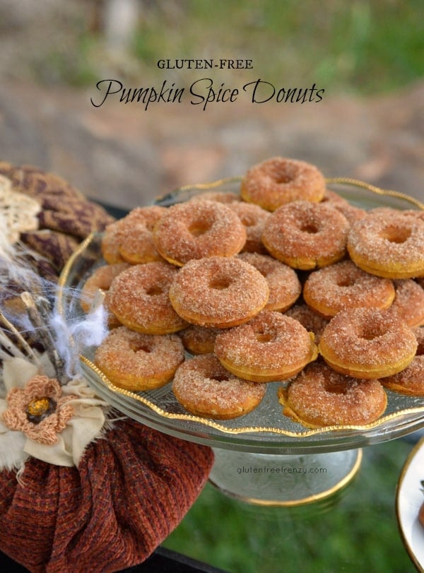 Gluten-Free Pumpkin Spice Donuts | gluten-free pumpkin spice recipes | gluten-free donut recipes | gluten-free fall recipes | gluten-free desserts | pumpkin spice recipe ideas | homemade gluten-free recipes || This Vivacious Life