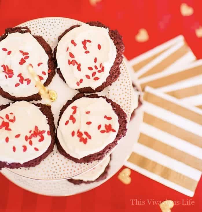 These ooey, gooey red velvet cookies are moist, soft and so delicious they will make your valentine swoon!