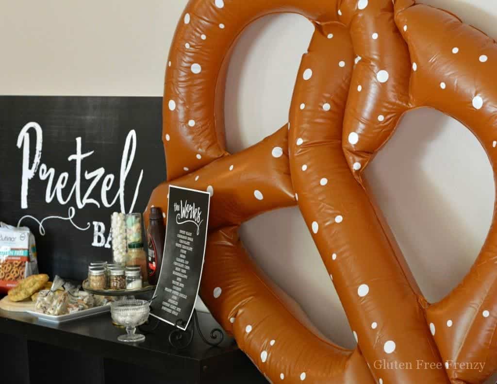 Pretzel Bar with inflatable pretzel