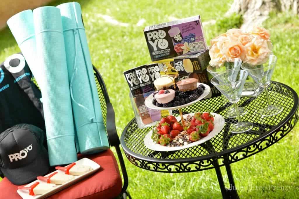 Cute ideas and recipes for an outdoor pilates party plus how-to for doing one yourself. www.glutenfreefrenzy.com