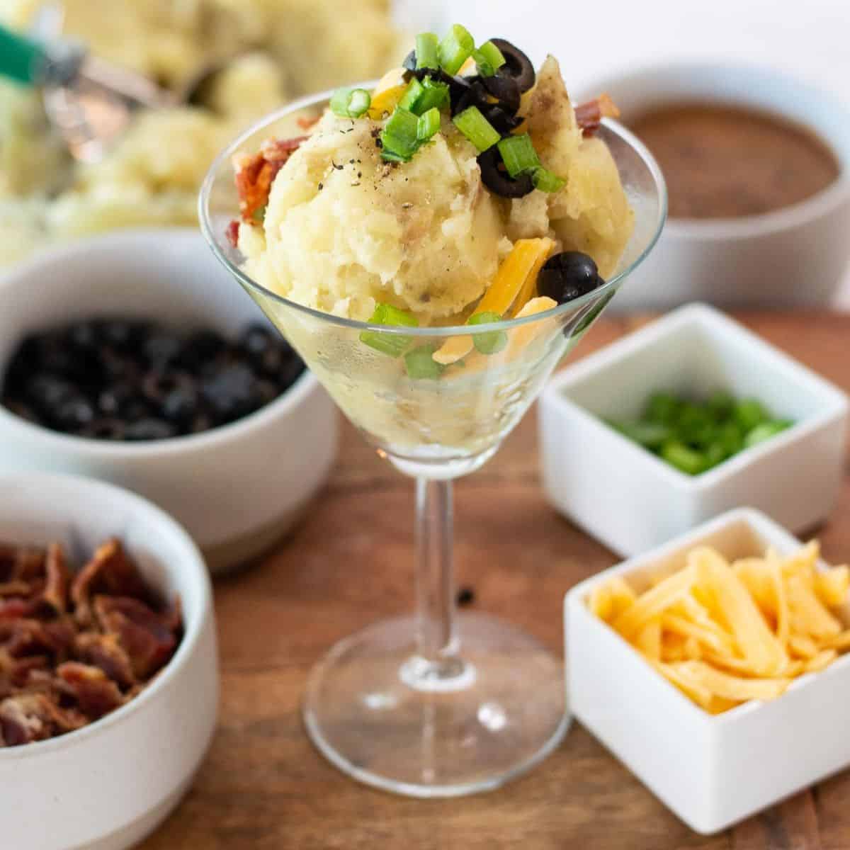 Mashed on sale potato bar
