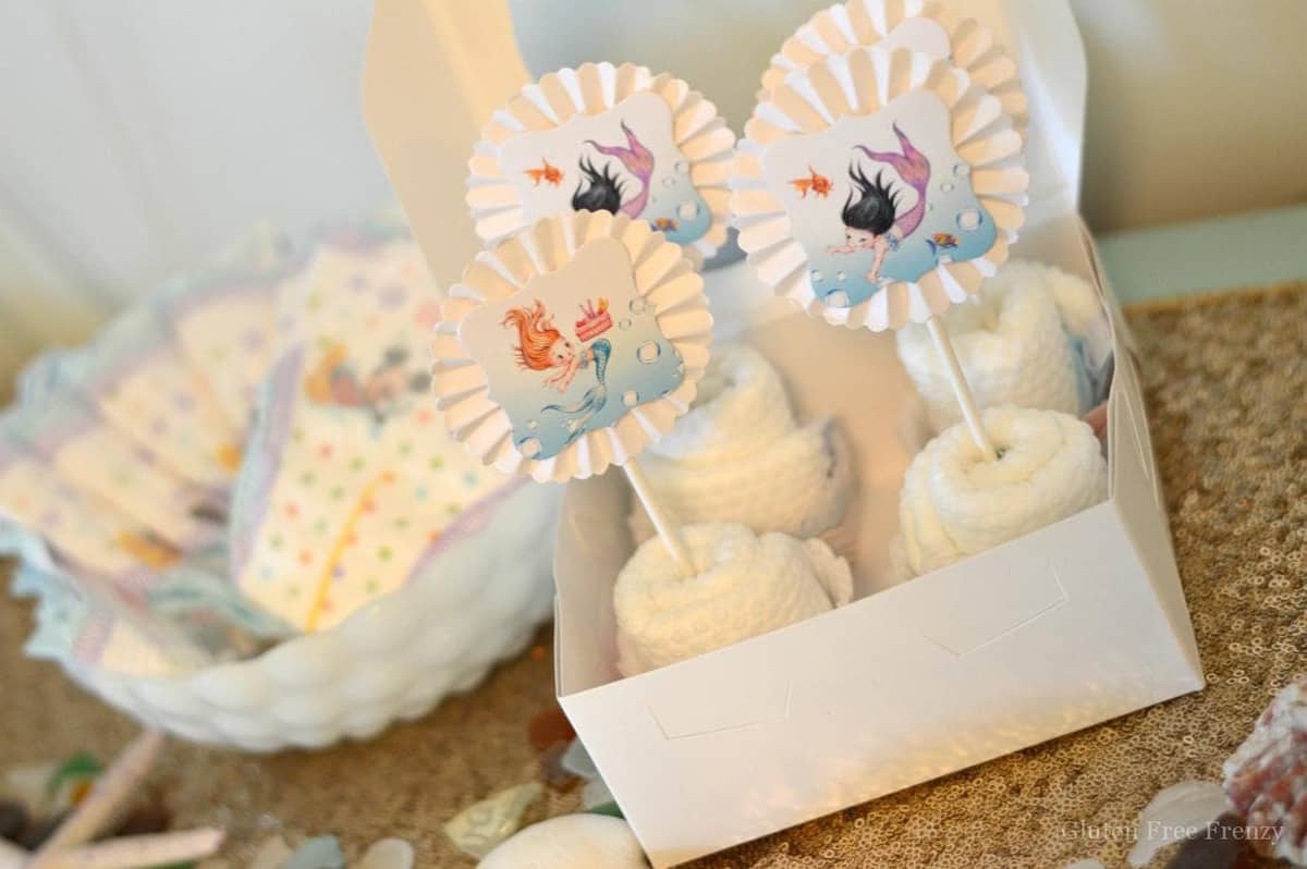 oh shower cake baby baby with Huggies and cupcakes DIY mermaid diaper shower oh shower cake baby baby with Huggies and cupcakes DIY mermaid diaper shower