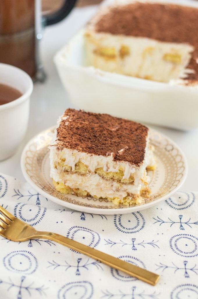 This no coffee gluten-free tiramisu has quickly become one of my favorite desserts. It is surprisingly simple to prepare and takes on most of it's flavor while soaking in the refrigerator.