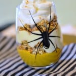 YUM! Maple Pumpkin Pudding Parfaits with HOMEMADE pudding! So easy to make and they will definitely WOW at your next Halloween or Fall Harvest party! This is an easy fall dessert that everyone will love. glutenfreefrenzy.com