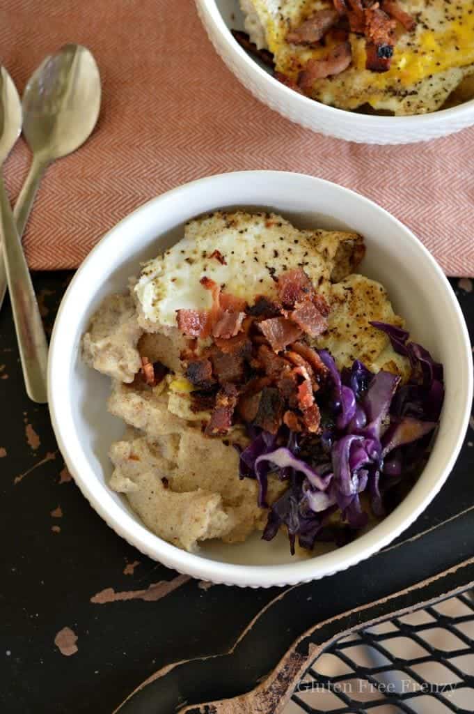 These savory breakfast cereal bowls are full of flavor and nutrients. The smoky flavor of the bacon really takes this breakfast dish to the next level. glutenfreefrenzy.com
