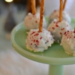 These gluten-free peppermint brownie bites are full of fun holiday flavors. Chocolate, peppermint and white chocolate come together in a tasty dessert that is great for serving at holiday parties. glutenfreefrenzy.com