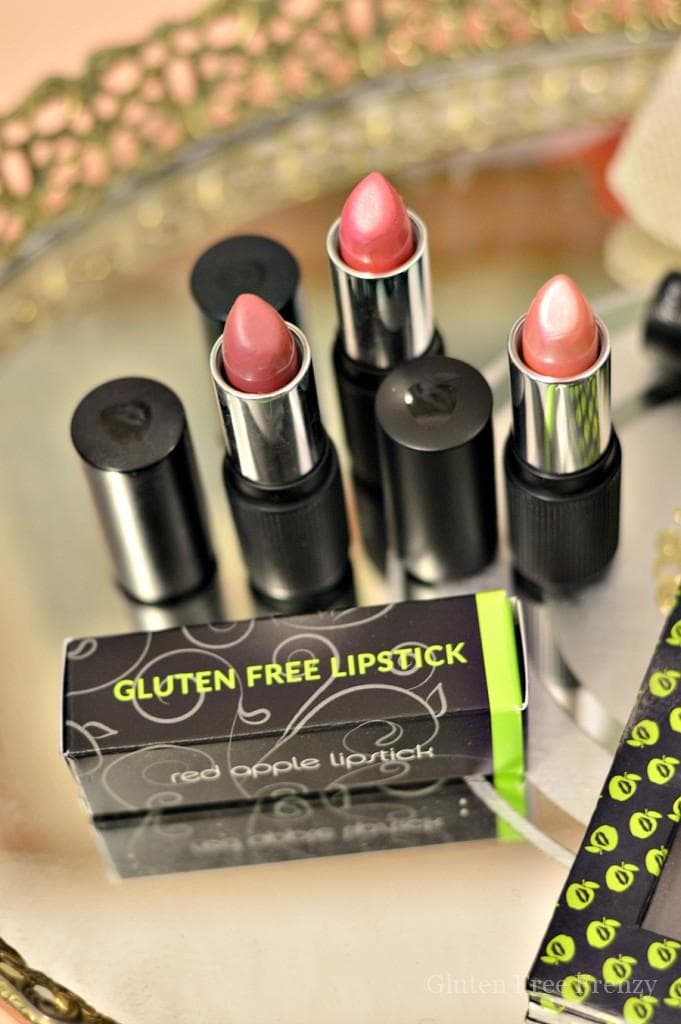 Red Apple Lipstick gluten-free is cruelty free, vegan and oh so glamorous. This makeup is excellent if you like to live green but also want bold color.