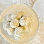 Our gluten-free snowball cookies are a fun way to get into the holiday spirit. They are simple, delicious and full of powdery white sugar.