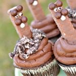 These groundhog day cupcakes are festive and fun. They are also gluten-free and super delicious! Enjoy them at your next spring party. They would also be great for an older than dirt party.