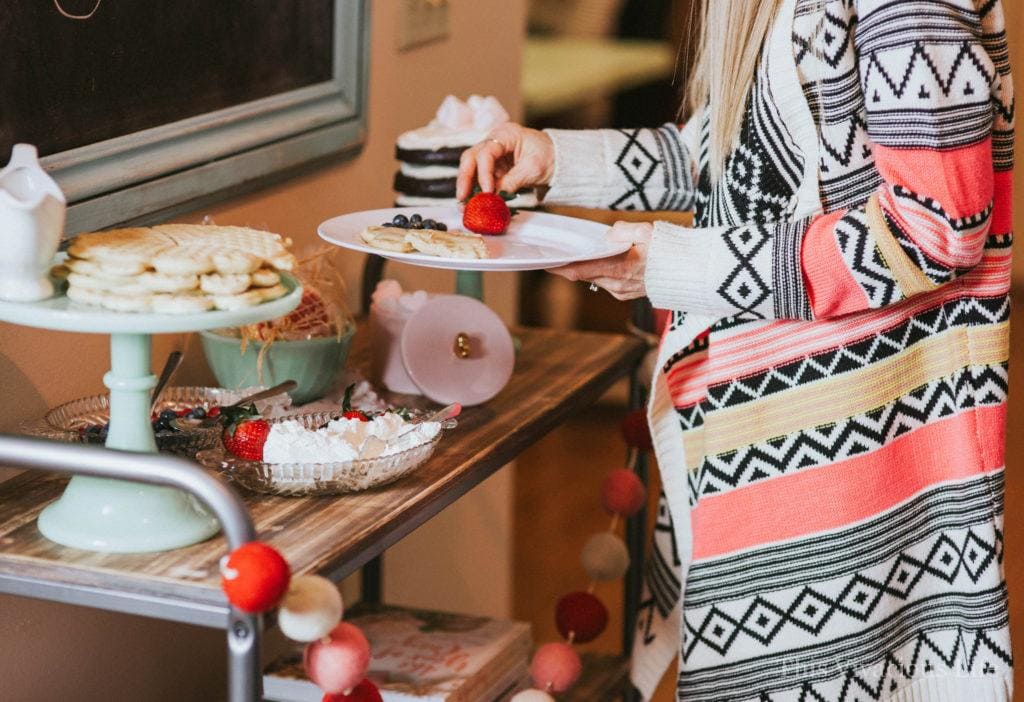 This Galentines day favorite things party is full of festive Valentines day fun! It's the perfect girls night in.