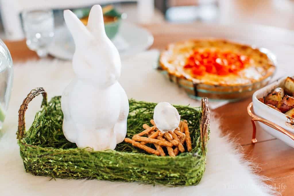 This white house Easter party is bright and full or Springtime cheer. Everyone will love the gluten-free dishes served as well as the beautiful decor. 