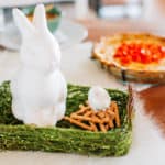 This white house Easter party is bright and full or Springtime cheer. Everyone will love the gluten-free dishes served as well as the beautiful decor.