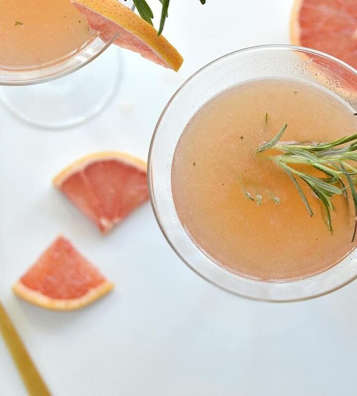 This rosemary and grapefruit honey mocktail is delicious and family friendly. My kids loved it as much as I did!