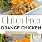 Gluten-Free Orange Chicken with Coconut Rice pin