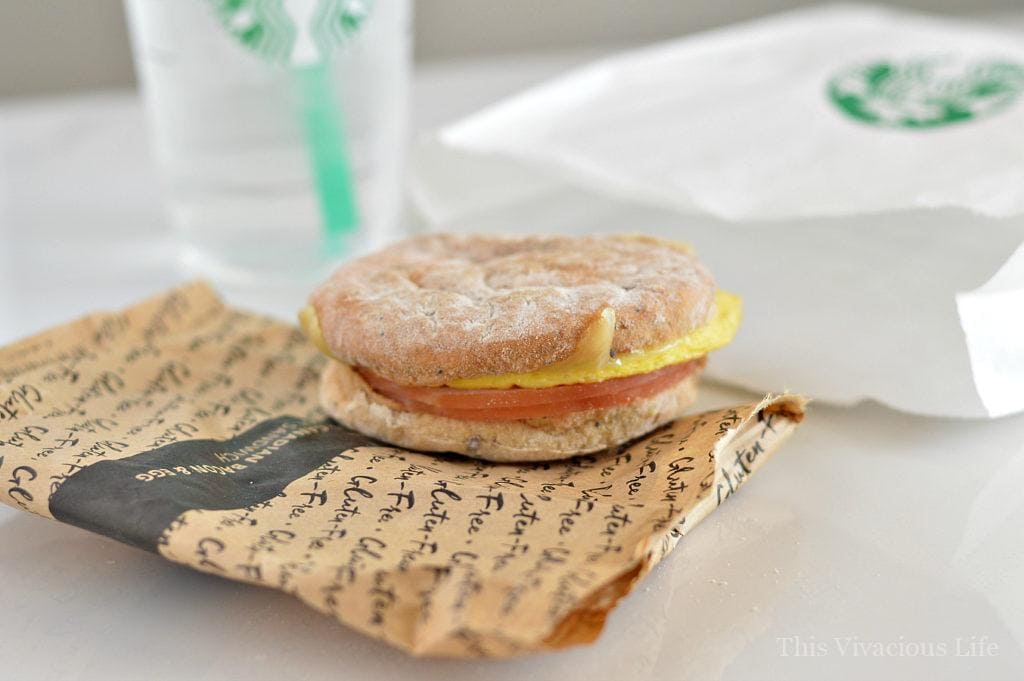 Starbucks glutenfree sandwich that tastes amazing