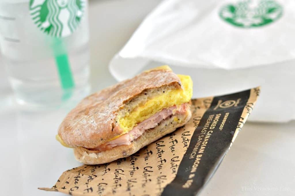 Starbucks glutenfree sandwich that tastes amazing