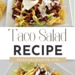 taco salad recipe pin