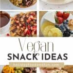 Vegan Snack Ideas pin