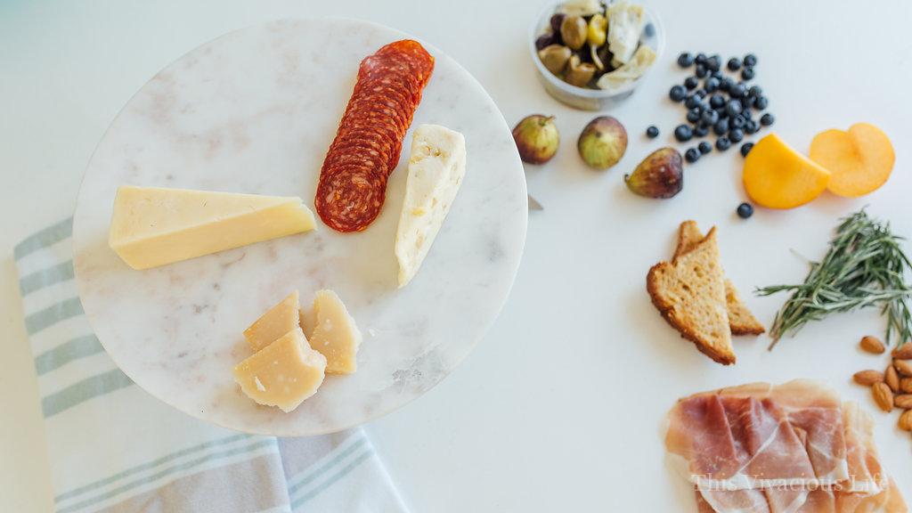 Gluten-Free Charcuterie  board with cheese and meats