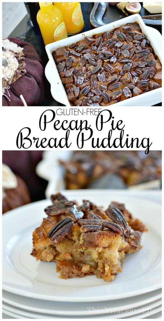 Gluten-Free Pecan Pie Bread Pudding Breakfast Casserole 
