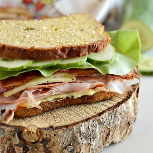 The BEST Ham and Turkey Sandwich This Vivacious Life