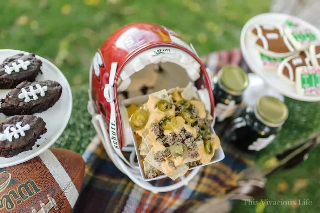 Ladies Night Football Party for Your Next Girls Night | football party ideas | tailgating party tips | gameday party ideas | gameday tips and tricks | how to host a football party | hosting a tailgating party | tailgate party tips || This Vivacious Life