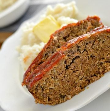 This is the BEST gluten-free meatloaf recipe! It is so easy to make and is even more wholesome than traditional meatloaf. The whole family will love how it tastes and won't even notice all the added whole grains and fiber.