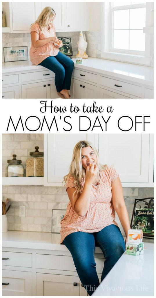 How to take a mom's day off is easier than you think...and you deserve it! | encouragement for moms | self care for busy moms | how to take a mom's day off | mom's day off ideas || This Vivacious Life #encouragementformoms #motherhood #motherhoodencouragement #selfcaretips