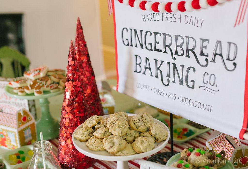 Gingerbread Decorating Party and Holiday Get Together | holiday party ideas | holiday party for kids | kids christmas party ideas | christmas parties for kids | gingerbread themed party | themed christmas party ideas | gluten free christmas || This Vivacious Life #christmasparty #kidschristmas #gingerbread