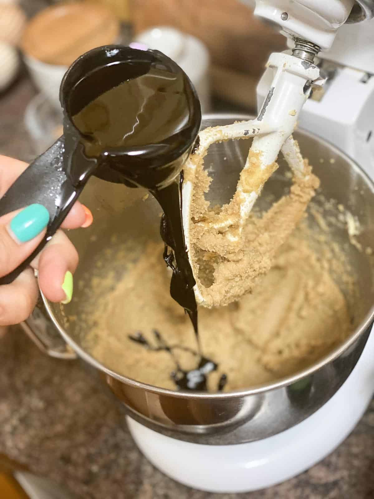 Gluten Free Gingerbread being made