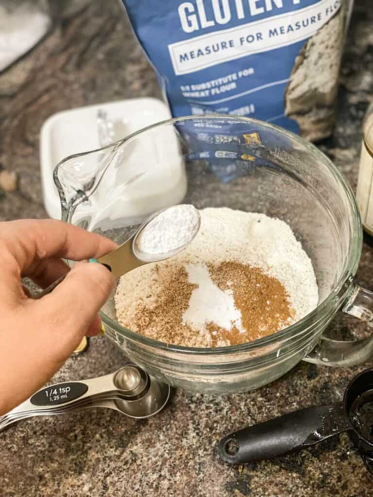 Gluten Free Gingerbread being made