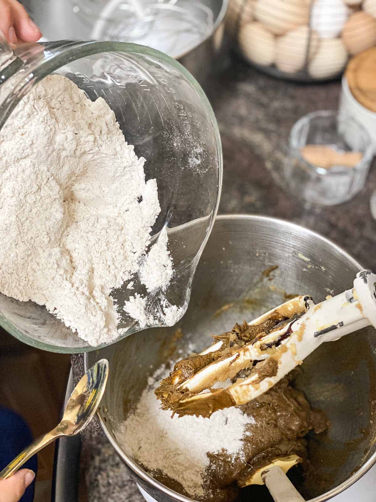 Gluten Free Gingerbread being made