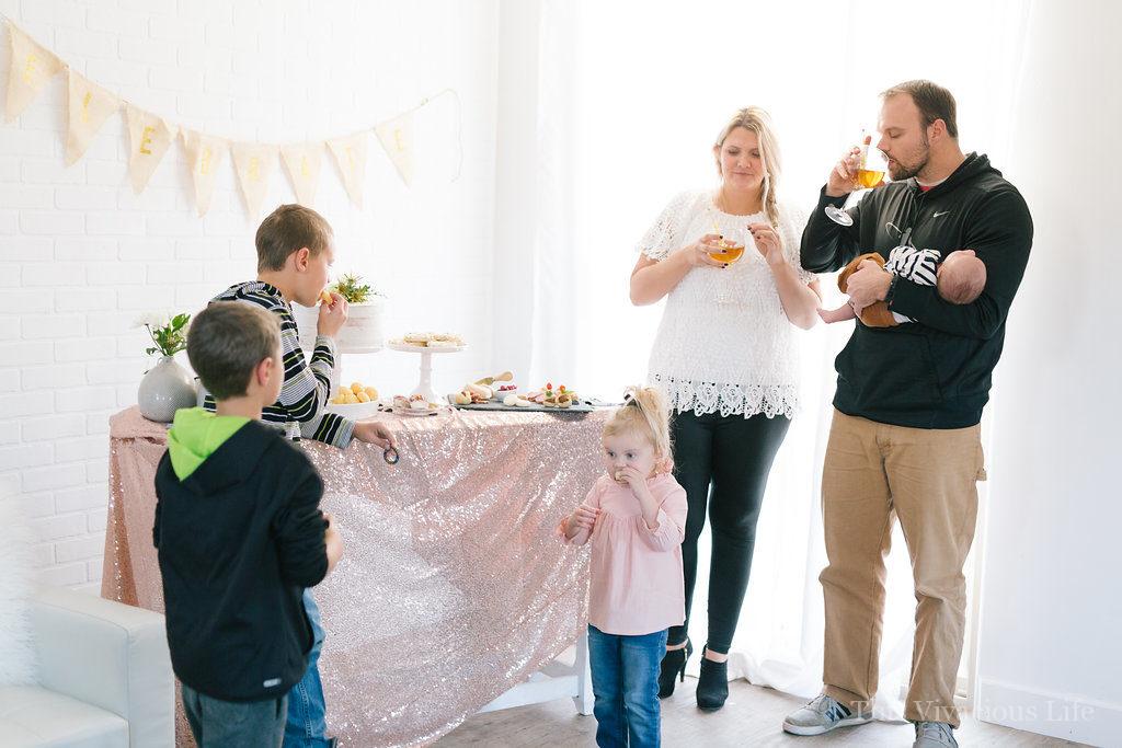 This clean slate New Years Eve party is bright and fun with a touch a slate black beauty. There are lots of delicious appetizers and goodies plus some beautiful clean slate resolutions cards for guests to write on. Everyone will go home with some midnight snack boxes as well. 