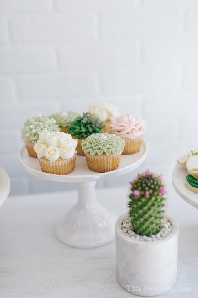 This Cactus Succulent Baby Shower + Cucumber Lime Mocktail with Watermelon Ice is the perfect way to celebrate the mommy to be in your life. It is fresh, modern and full of simplistic beauty that she will love!