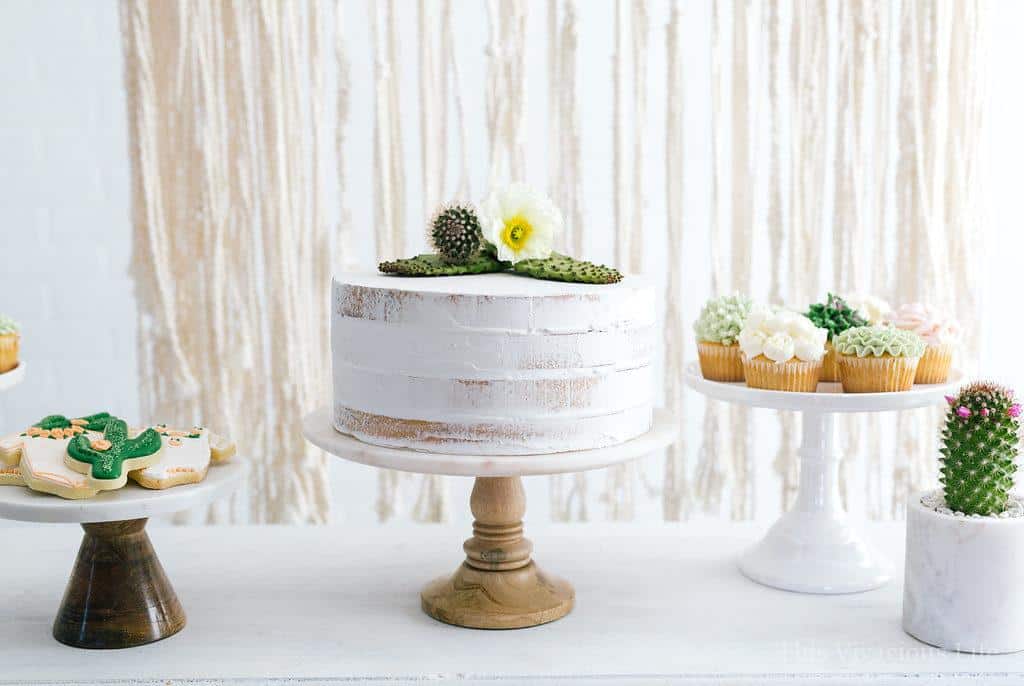 This Cactus Succulent Baby Shower + Cucumber Lime Mocktail with Watermelon Ice is the perfect way to celebrate the mommy to be in your life. It is fresh, modern and full of simplistic beauty that she will love!