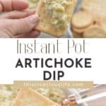 Instant Pot Artichoke Dip pin