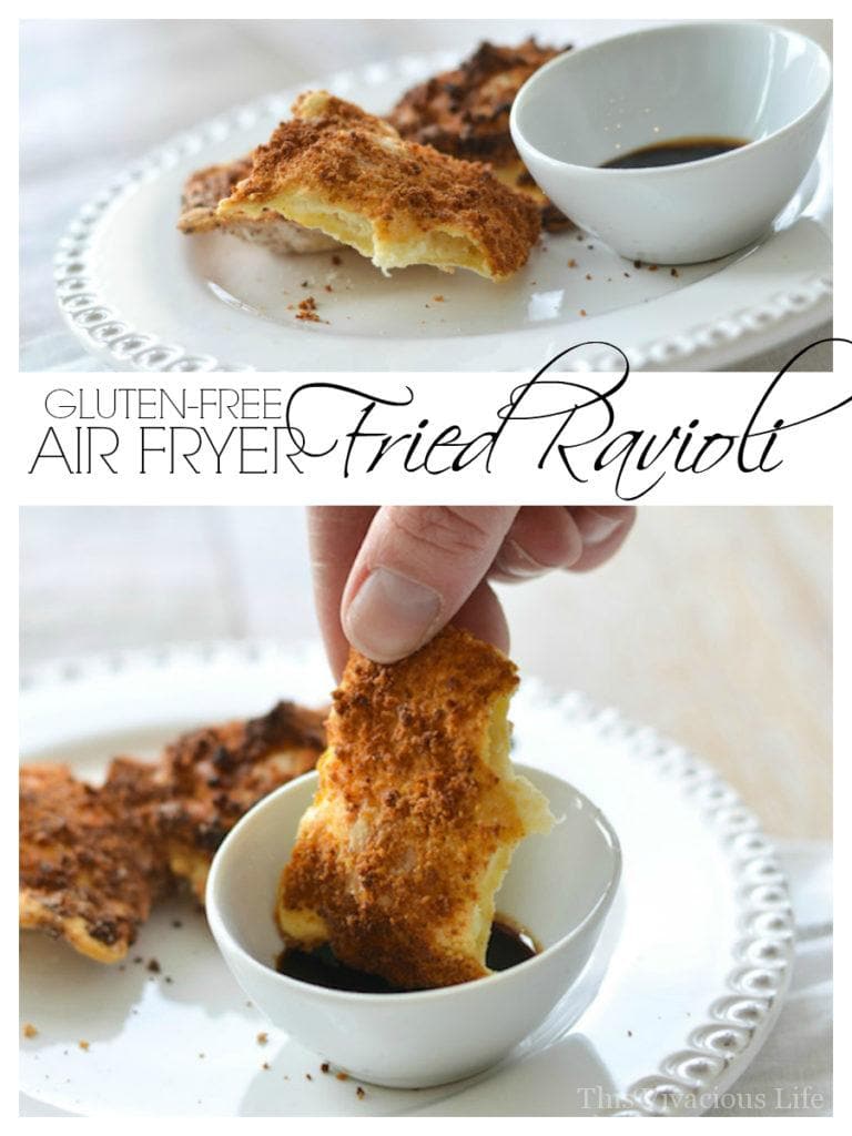 Air Fryer Fried Ravioli {Gluten-Free} Easy and Delicious