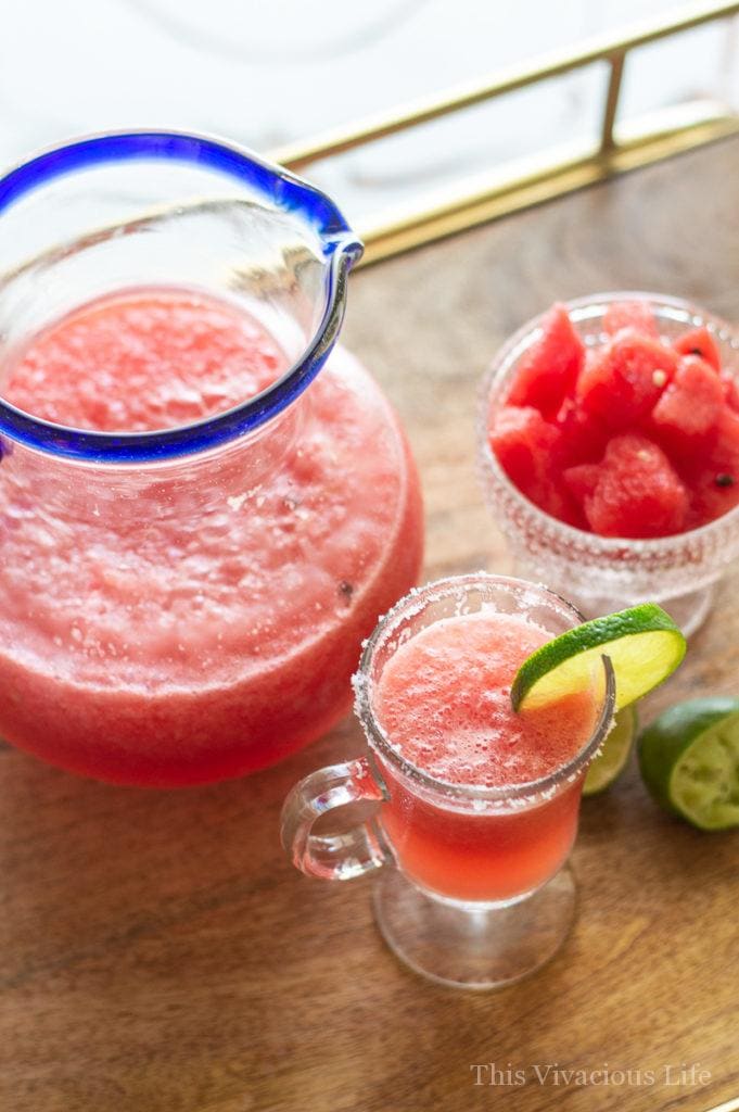 This watermelon mocktail is so refreshing and perfect for those hot summer days. It's so simple to make these delicious drinks and they are great for the whole family.