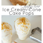 These gluten-free ice cream cake pops are so great for summer. They take a fun spin on a classic ice cream cone