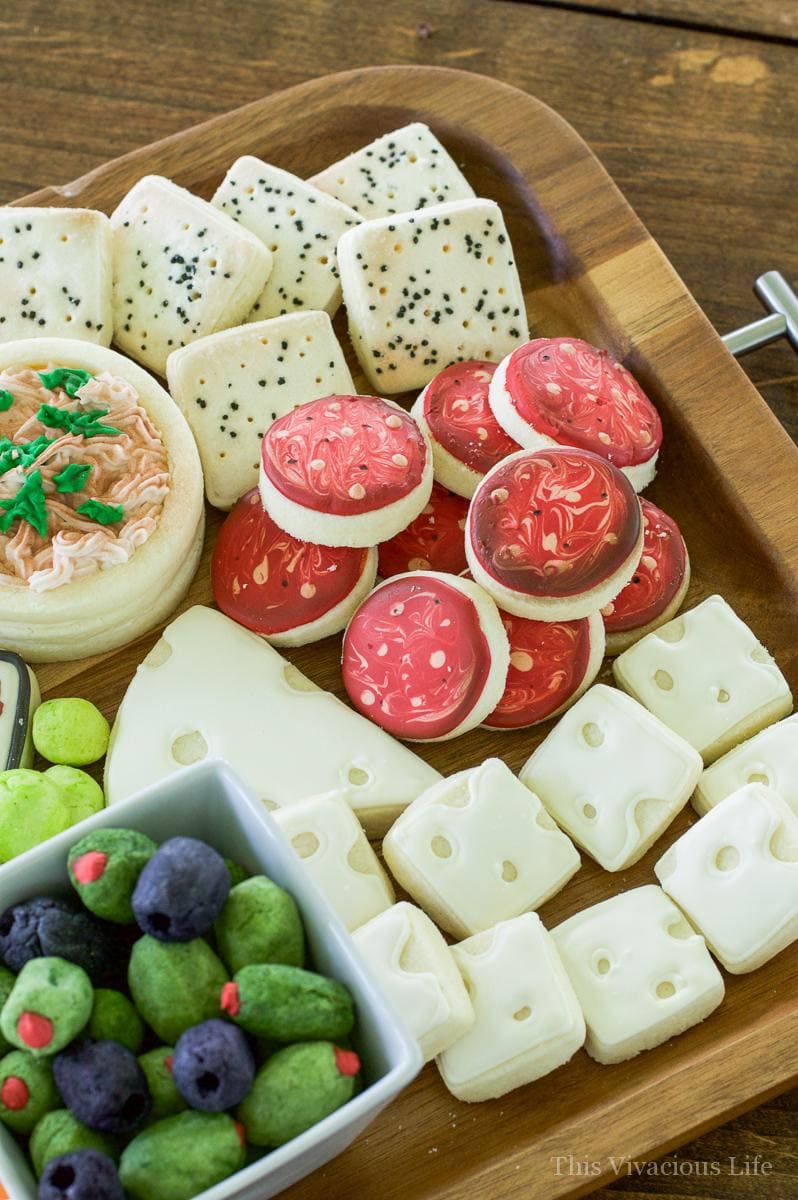 charcuterie cookie board