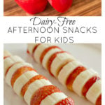 Dairy-Free Snacks for Kids! All of these ideas for dairy-free snacks for kids are fun and not too tough. You are going to love how easy they are!