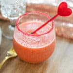 Galentine's parties are so much fun because they are a beautiful but laid back way to get your gal pals together in February. ﻿Serve up our strawberry basil margarita mocktails and chocolate dipped strawberry sugar cookies. Heart shaped waffles are great too! || This Vivacious Life #galentines #valentinesday #partyideas #galentinesday #strawberrybasil #mocktailrecipes #thisvivaciouslife